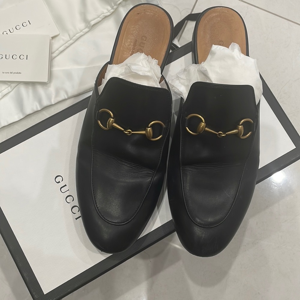 Authentic Gucci Princeton mules